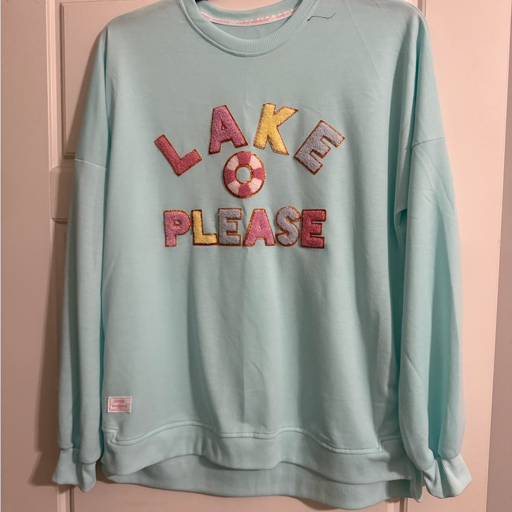 Lake Please Graphic Sweatshirt